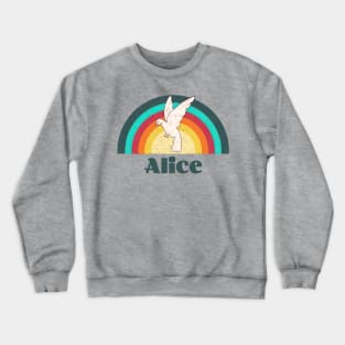 Alice - Vintage Faded Style Crewneck Sweatshirt